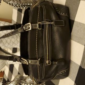 Coach black satchel J04S-5031